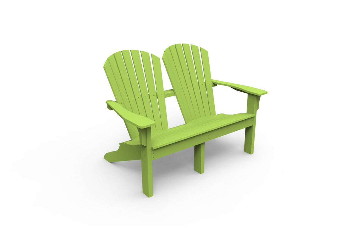Seaside Casual Adirondack Shellback Love Seat