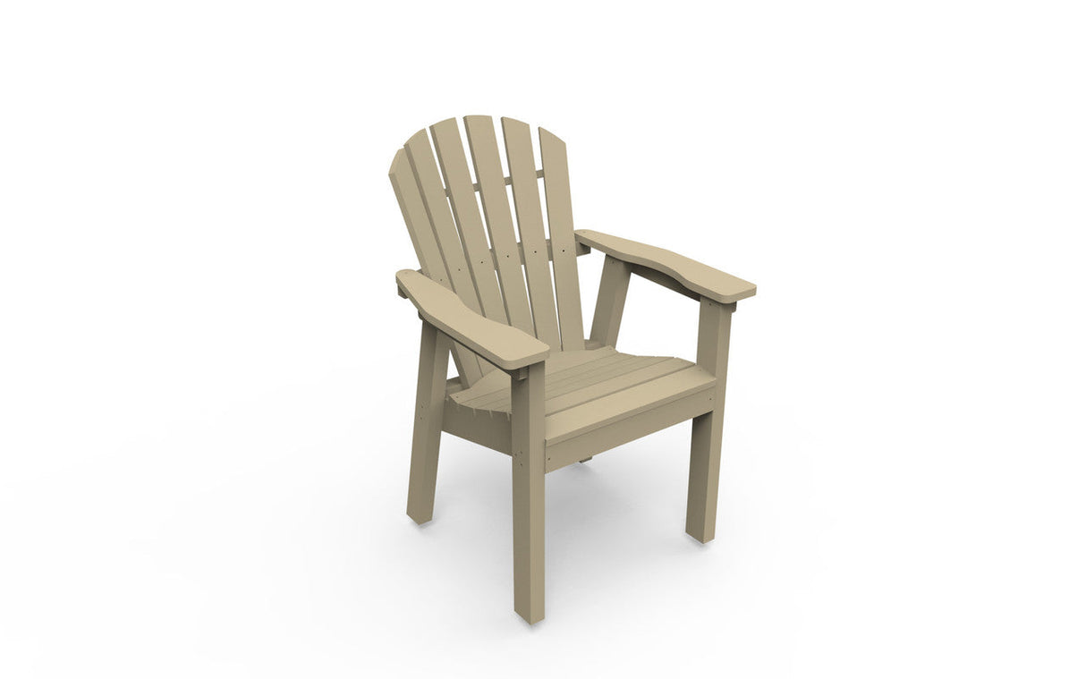Seaside Casual Adirondack Shellback Dining Chair