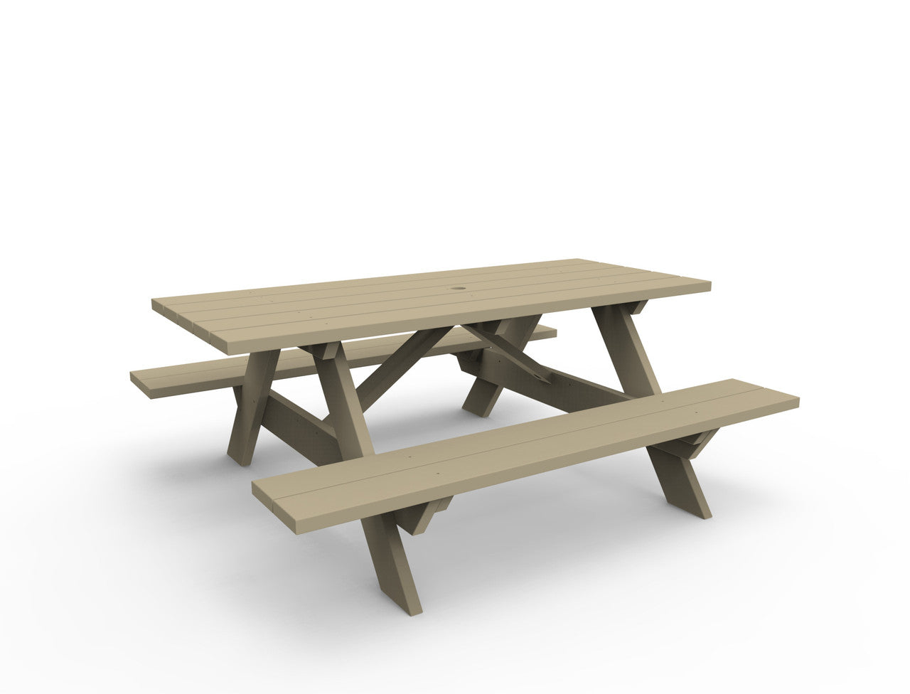Seaside Casual Traditional Picnic Table