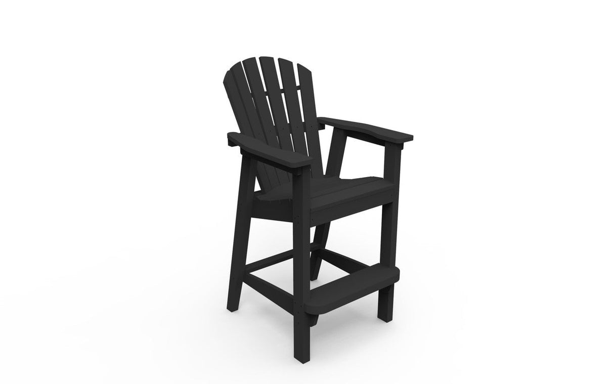 Seaside Casual Adirondack Shellback Bar Chair