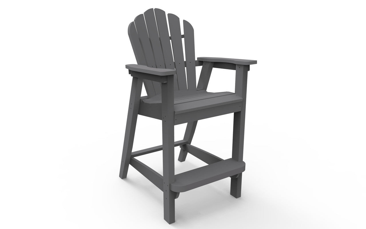 Seaside Casual Adirondack Classic Bar Chair