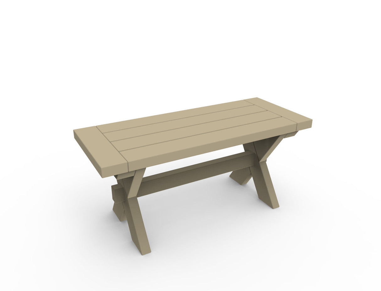 Seaside Casual Sonoma 36" Dining Bench