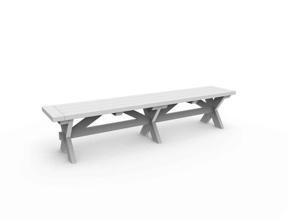 Seaside Casual Sonoma 76" Dining Bench