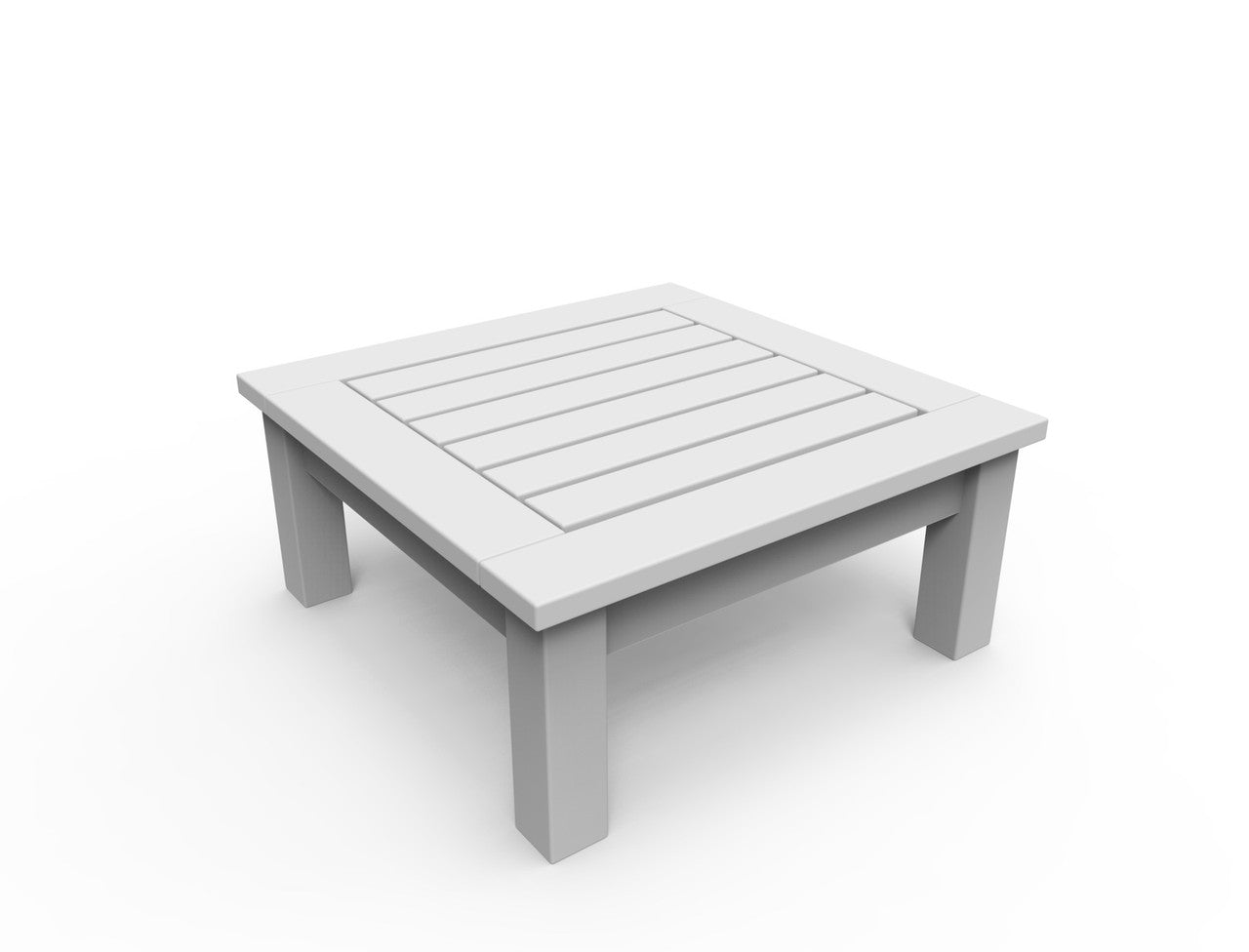 Seaside Casual Nantucket Ottoman