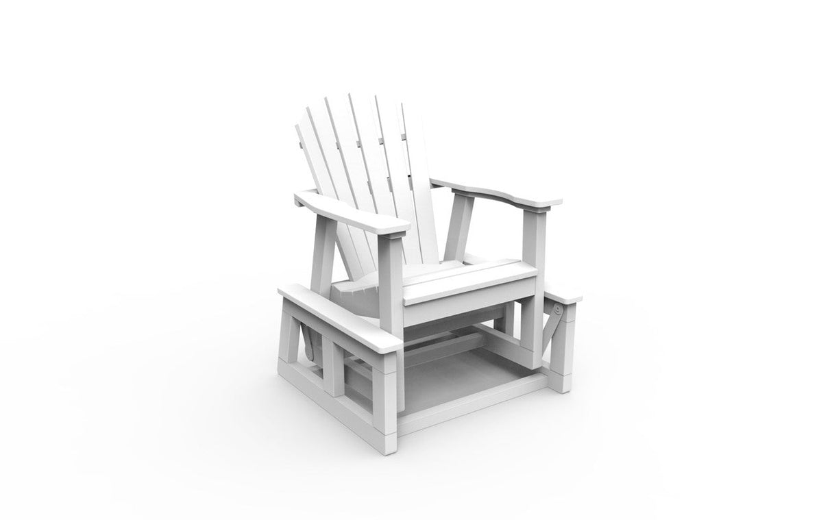 Seaside Casual Adirondack Shellback Single Glider