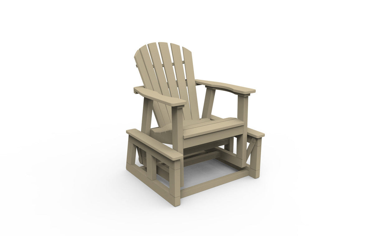 Seaside Casual Adirondack Shellback Single Glider