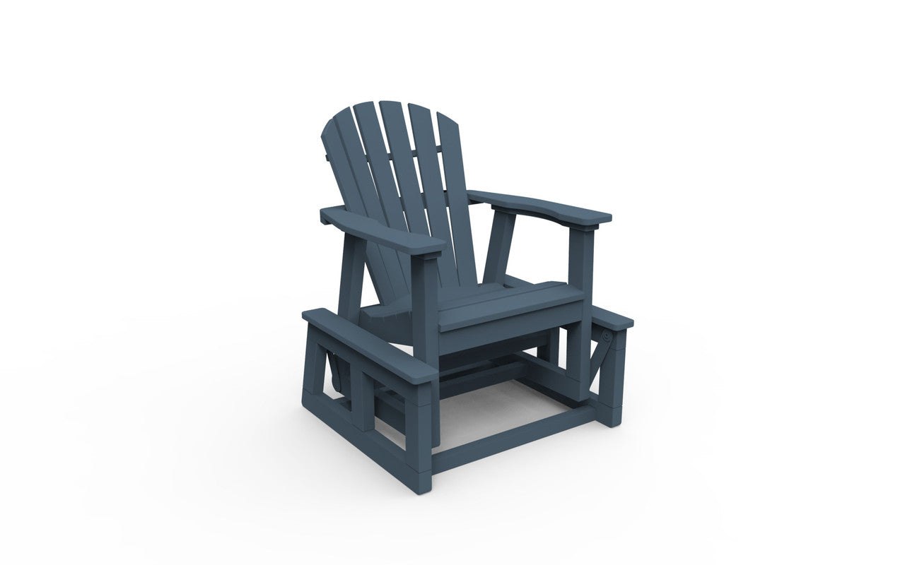 Seaside Casual Adirondack Shellback Single Glider
