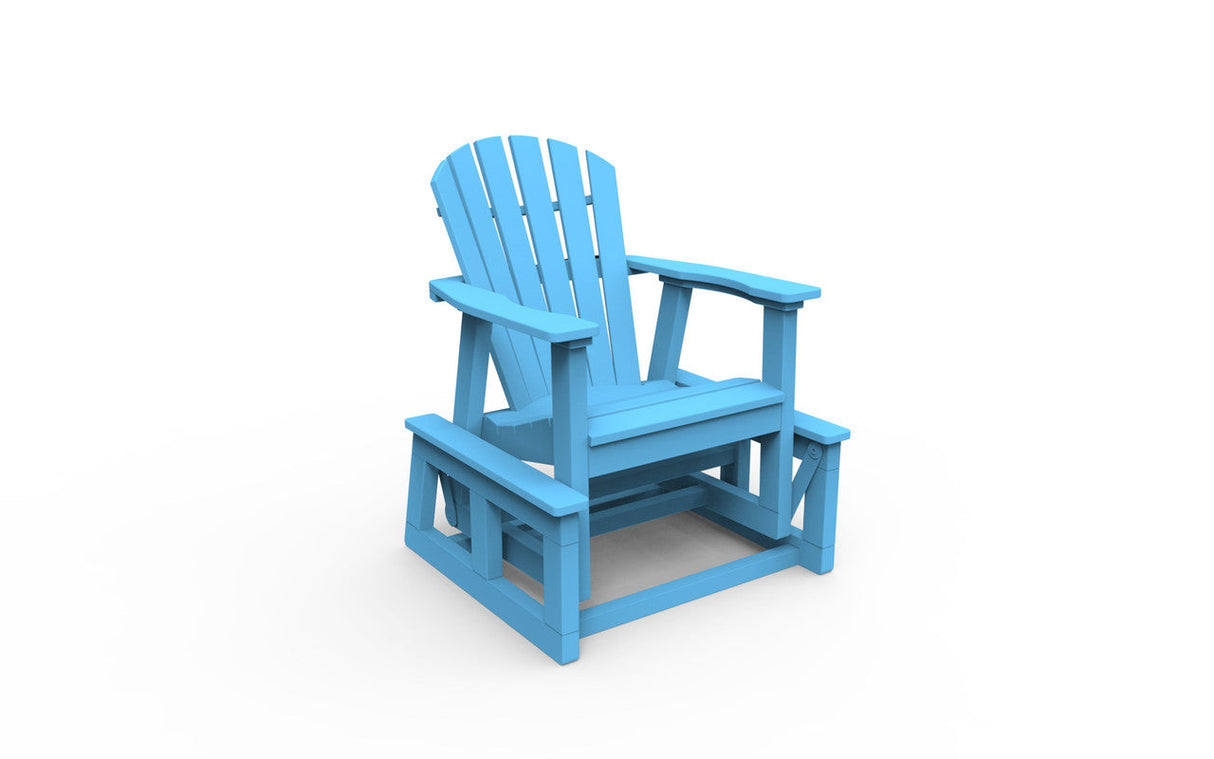 Seaside Casual Adirondack Shellback Single Glider