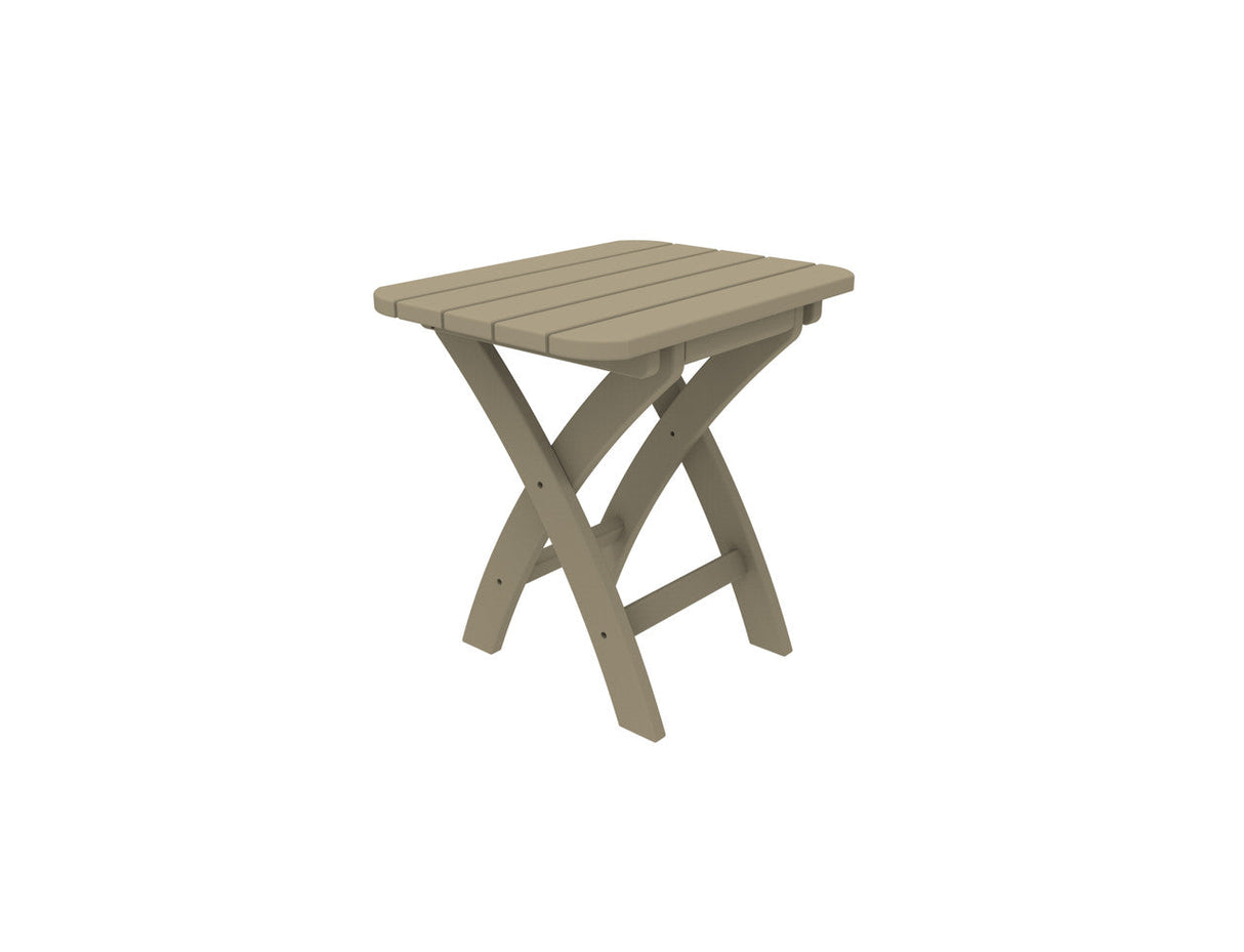 Seaside Casual Coastline Harbor View Folding Side Table