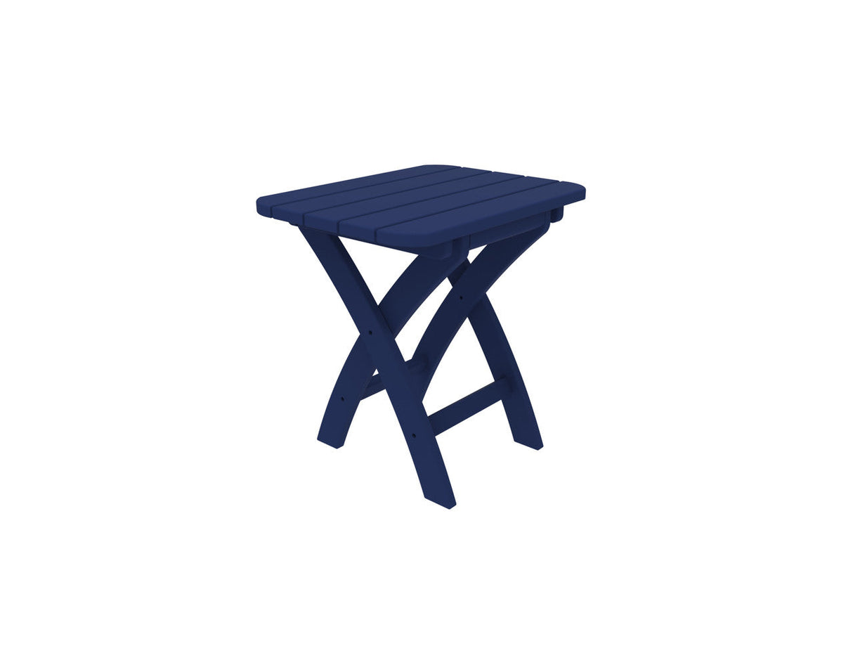 Seaside Casual Coastline Harbor View Folding Side Table