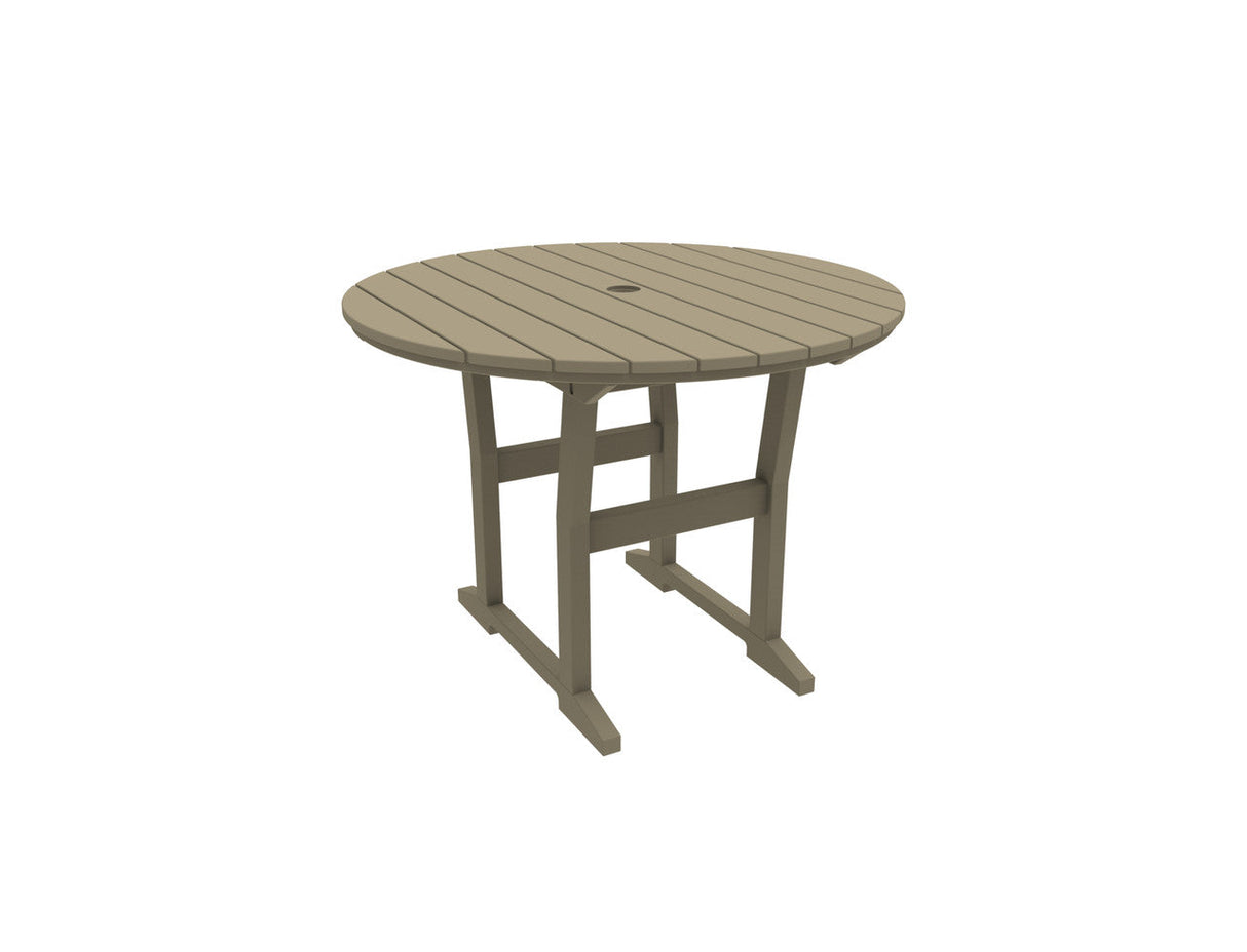 Seaside Casual Coastline Cafe Round Dining Table