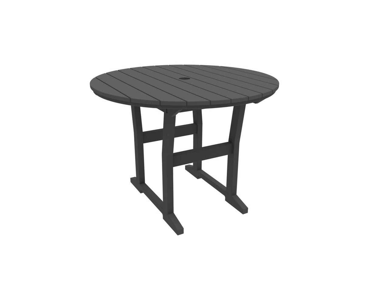Seaside Casual Coastline Cafe Round Dining Table