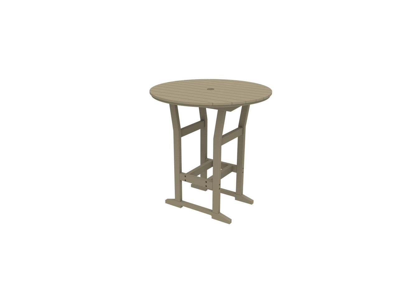 Seaside Casual Coastline Cafe Round Bar Table