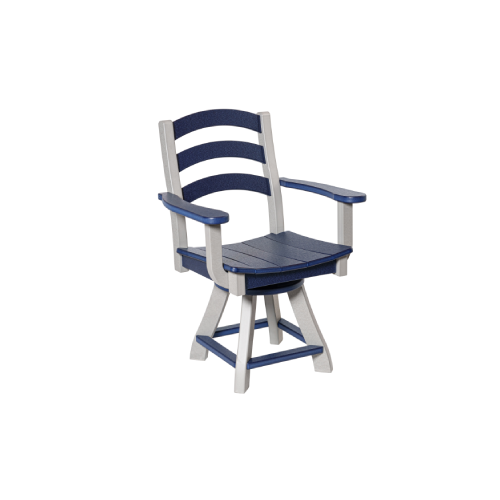 Beaver Dam Seabreak Dining Swivel Chair with Arms