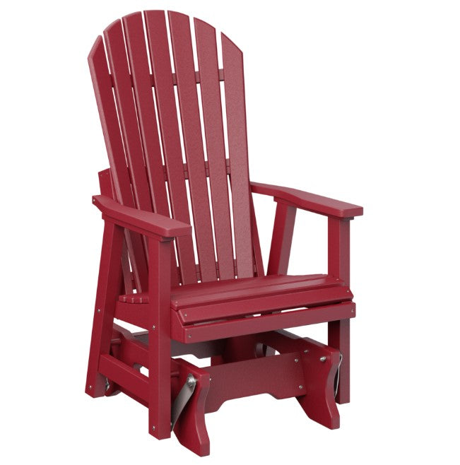 Berlin Gardens Comfo-Back Single Glider with Allochrome Brackets