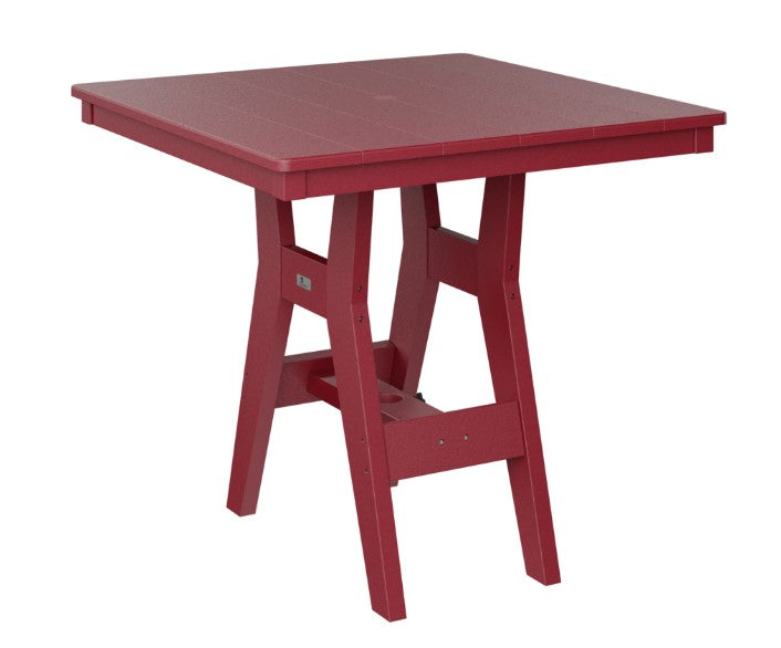 Berlin Gardens Harbor Bar Tables Standard Top 33" Square Bar Table