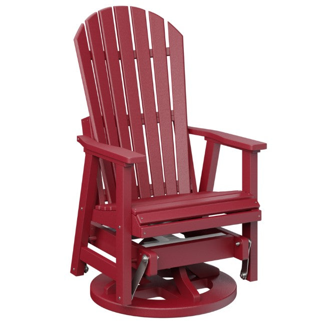 Berlin Gardens Comfo-Back Swivel Glider with Allochrome Brackets