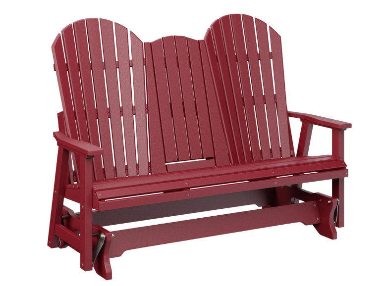 Berlin Gardens Comfo-Back Three Seat Glider w/Console Allochrome Brackets