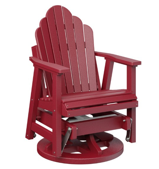 Berlin Gardens Cozi-Back Swivel Glider with Allochrome Brackets