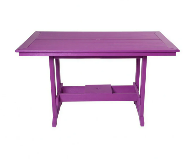 Beaver Dam Seabreak 48" Mission Rail Bar Table