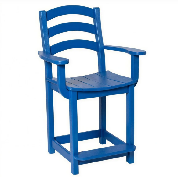 Beaver Dam Seabreak Counter Chair with Arms