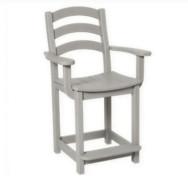 Beaver Dam Seabreak Counter Chair with Arms