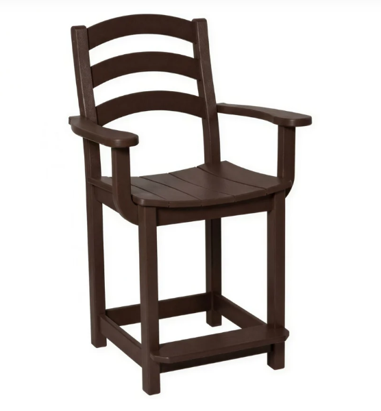Beaver Dam Seabreak Counter Chair with Arms