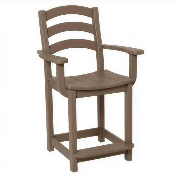 Beaver Dam Seabreak Counter Chair with Arms