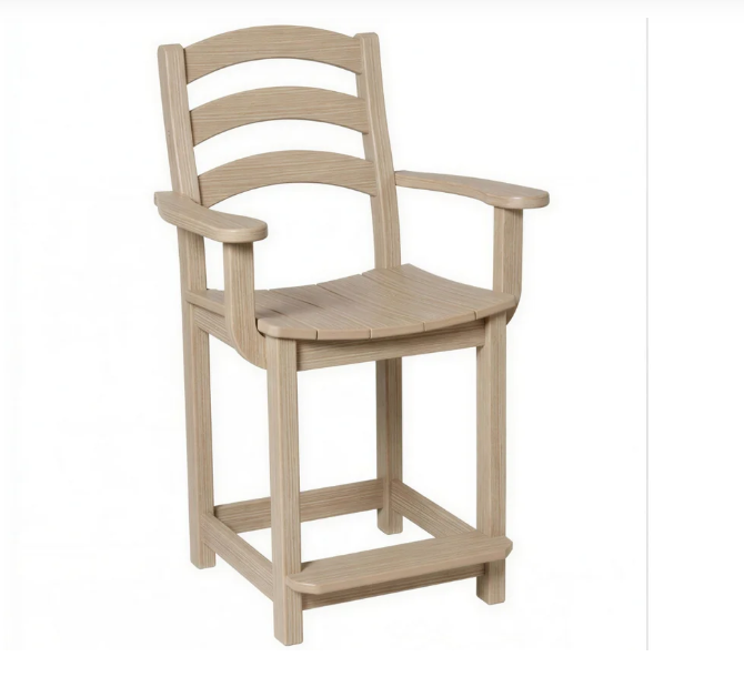 Beaver Dam Seabreak Counter Chair with Arms