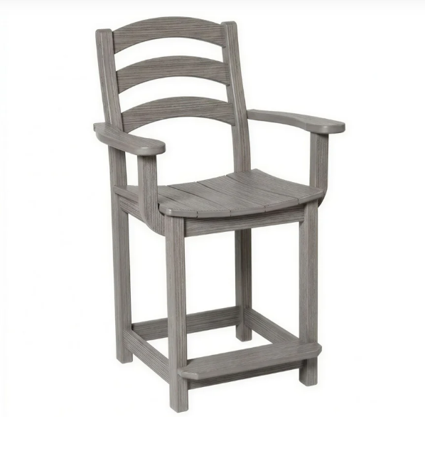 Beaver Dam Seabreak Counter Chair with Arms