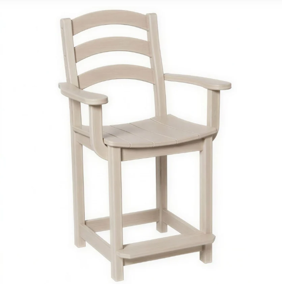 Beaver Dam Seabreak Counter Chair with Arms