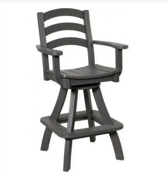 Beaver Dam Seabreak Bar Swivel Chair with Arms