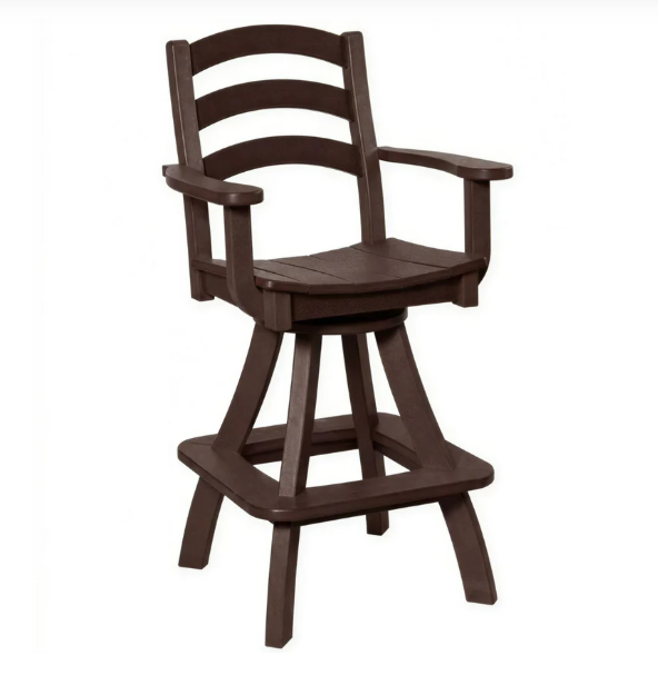 Beaver Dam Seabreak Bar Swivel Chair with Arms