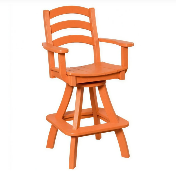 Beaver Dam Seabreak Bar Swivel Chair with Arms