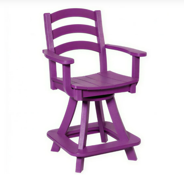 Beaver Dam Seabreak Counter Swivel Chair with Arms
