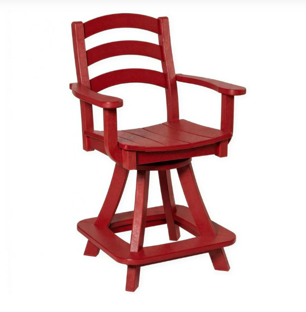 Beaver Dam Seabreak Counter Swivel Chair with Arms
