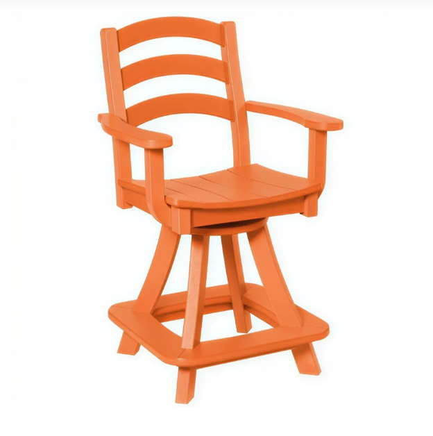 Beaver Dam Seabreak Counter Swivel Chair with Arms