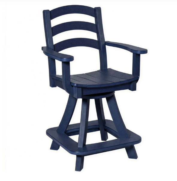 Beaver Dam Seabreak Counter Swivel Chair with Arms