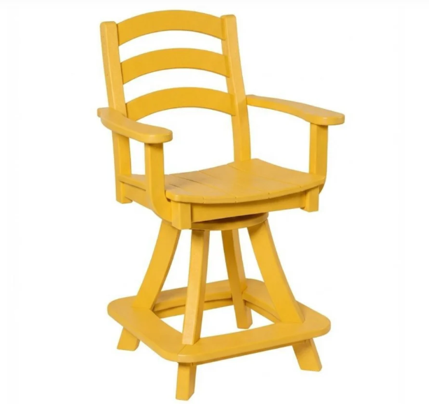 Beaver Dam Seabreak Counter Swivel Chair with Arms