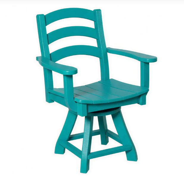 Beaver Dam Seabreak Dining Swivel Chair with Arms