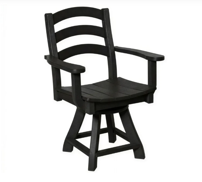 Beaver Dam Seabreak Dining Swivel Chair with Arms