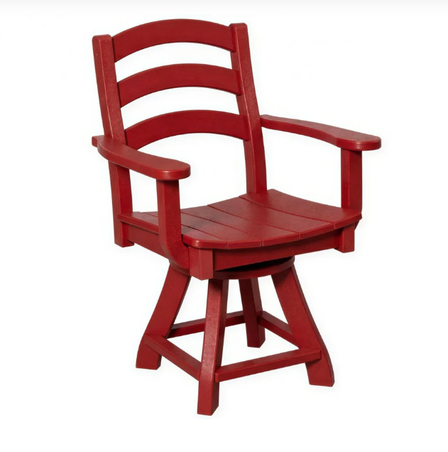 Beaver Dam Seabreak Dining Swivel Chair with Arms
