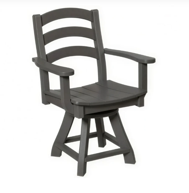 Beaver Dam Seabreak Dining Swivel Chair with Arms