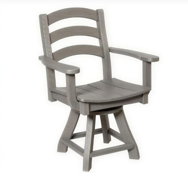 Beaver Dam Seabreak Dining Swivel Chair with Arms