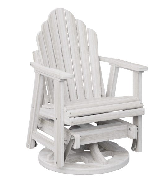 Berlin Gardens Cozi-Back Swivel Glider with Allochrome Brackets