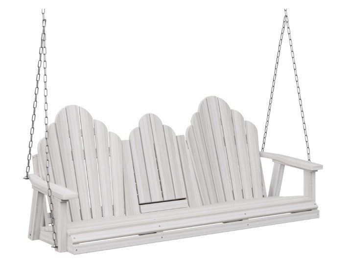Berlin Gardens Cozi-Back Three Seat Swing w/Console (Zinc Chains)