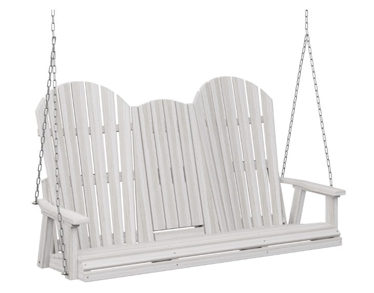 Berlin Gardens Comfo-Back Three Seat Swing w/Console (Zinc Chains)