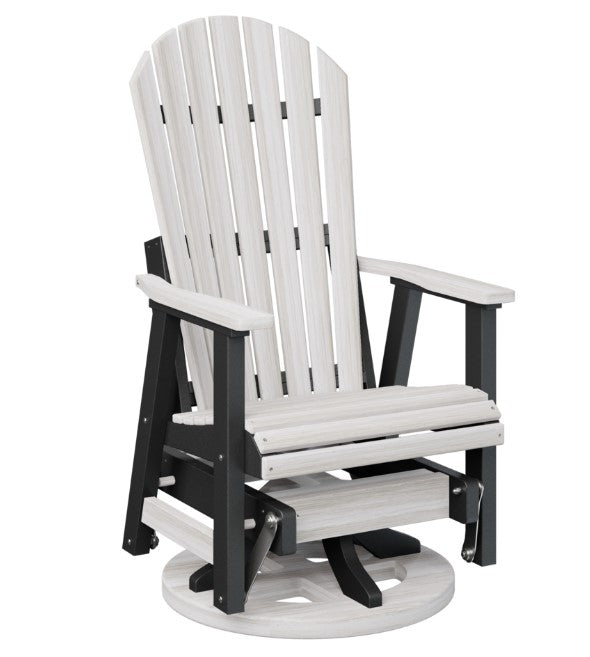 Berlin Gardens Comfo-Back Swivel Glider with Allochrome Brackets