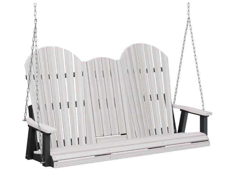 Berlin Gardens Comfo-Back Three Seat Swing w/Console (Zinc Chains)