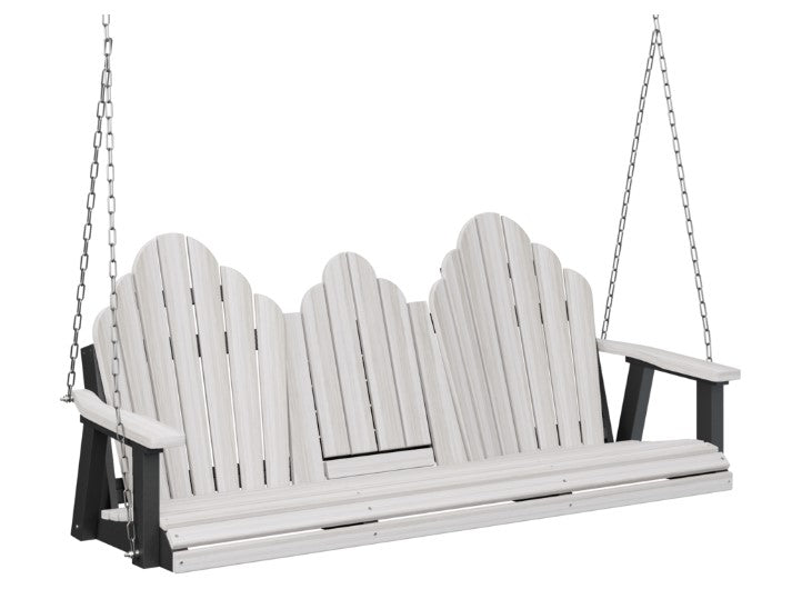 Berlin Gardens Cozi-Back Three Seat Swing w/Console (Zinc Chains)